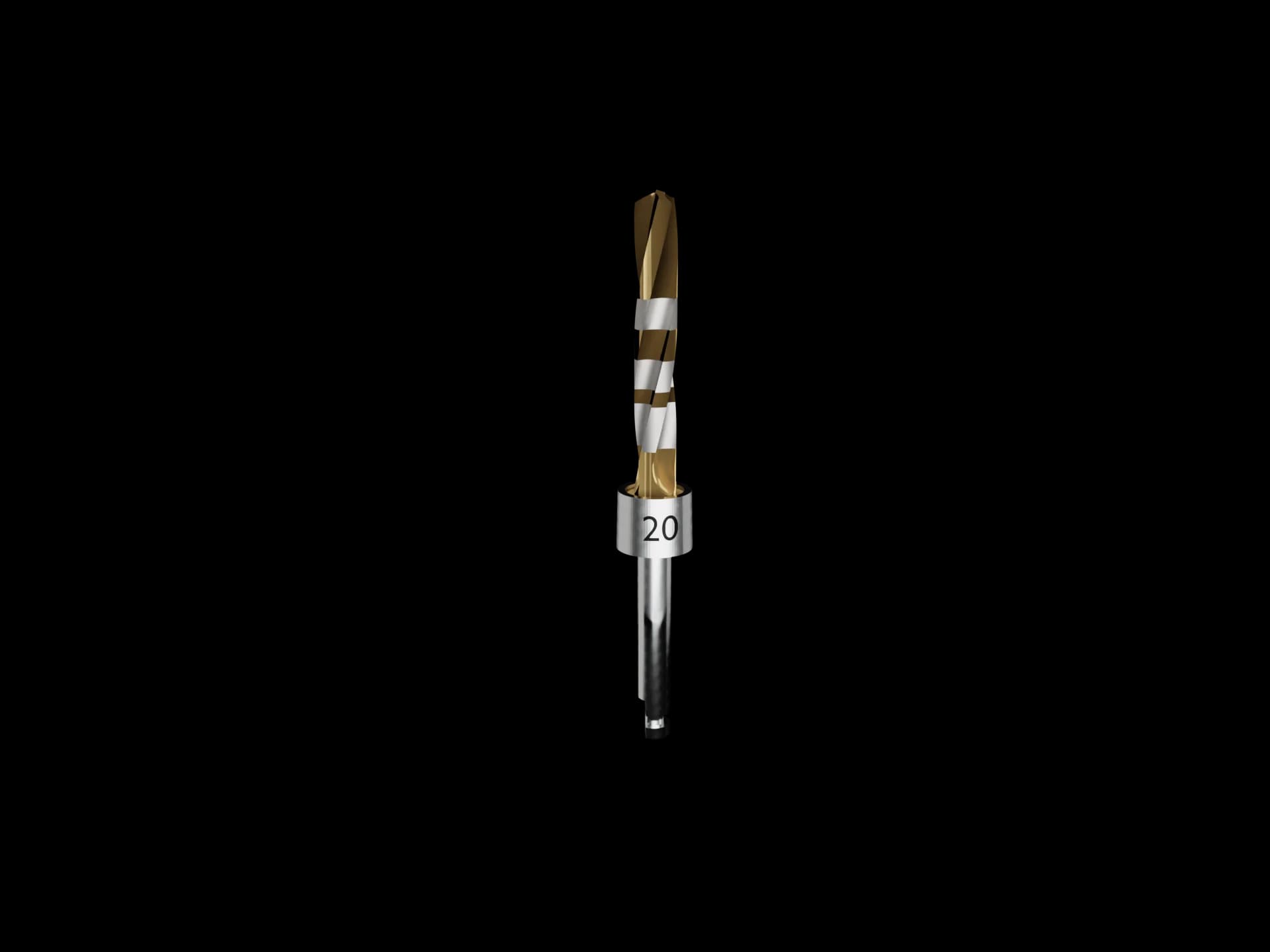 Crown Down individual tungsten carbide drill #20, Ø 2.75 mm