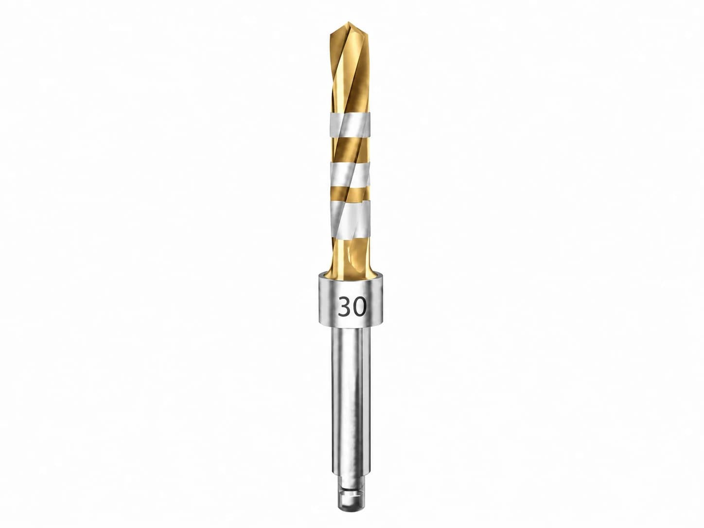 Crown Down individual tungsten carbide implant drill #30, Ø 3.0 mm