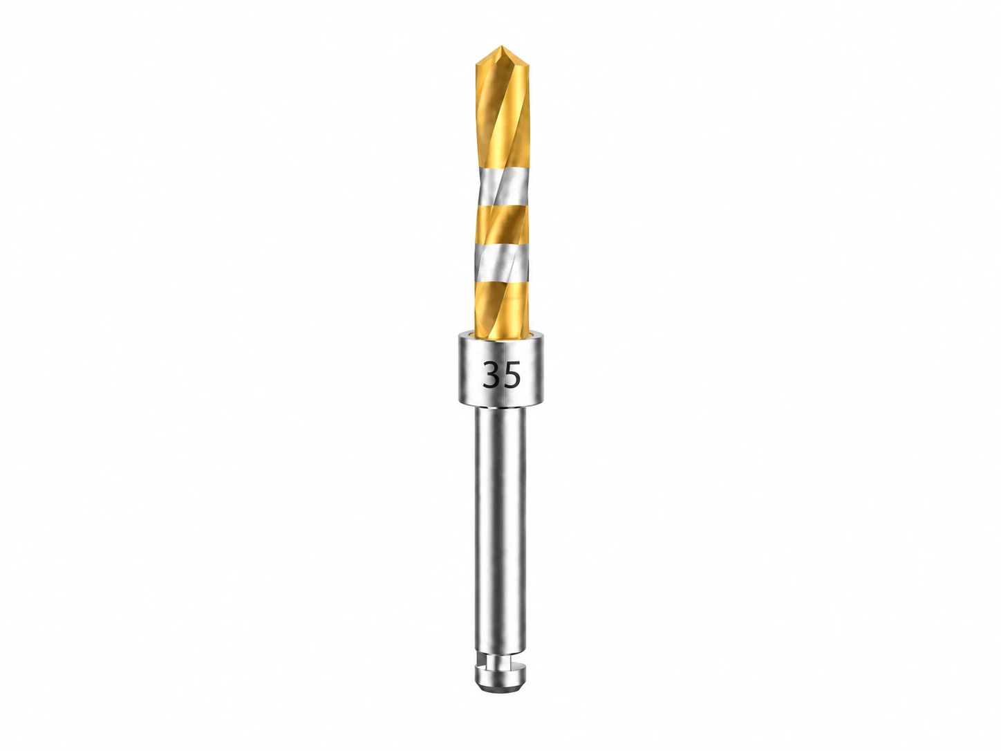Crown Down individual tungsten carbide implant drill #35, Ø 3.5 mm