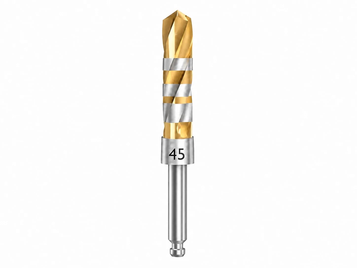 Crown Down individual tungsten carbide implant drill #45, Ø 4.5 mm