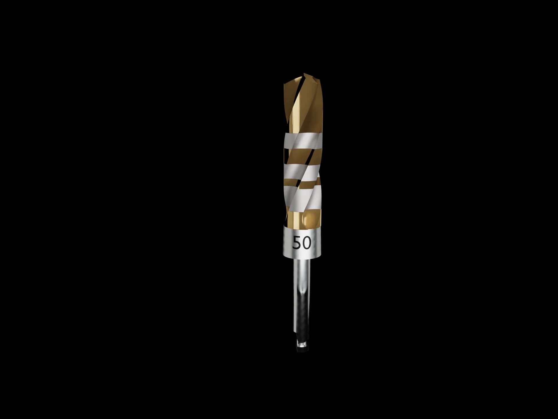 Crown Down individual tungsten carbide drill #50, Ø 5.0 mm