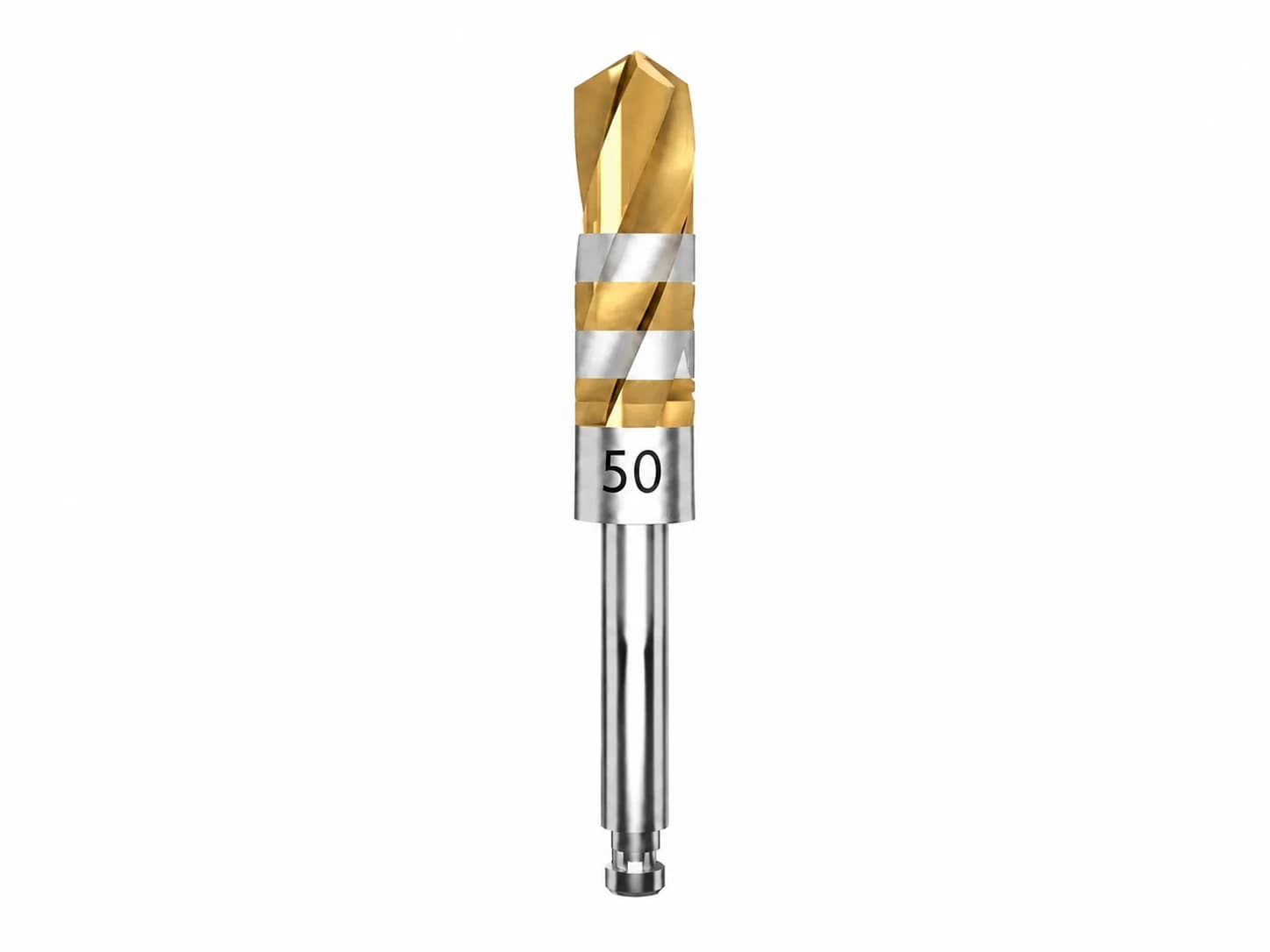 Crown Down individual tungsten carbide implant drill #50, Ø 5.0 mm