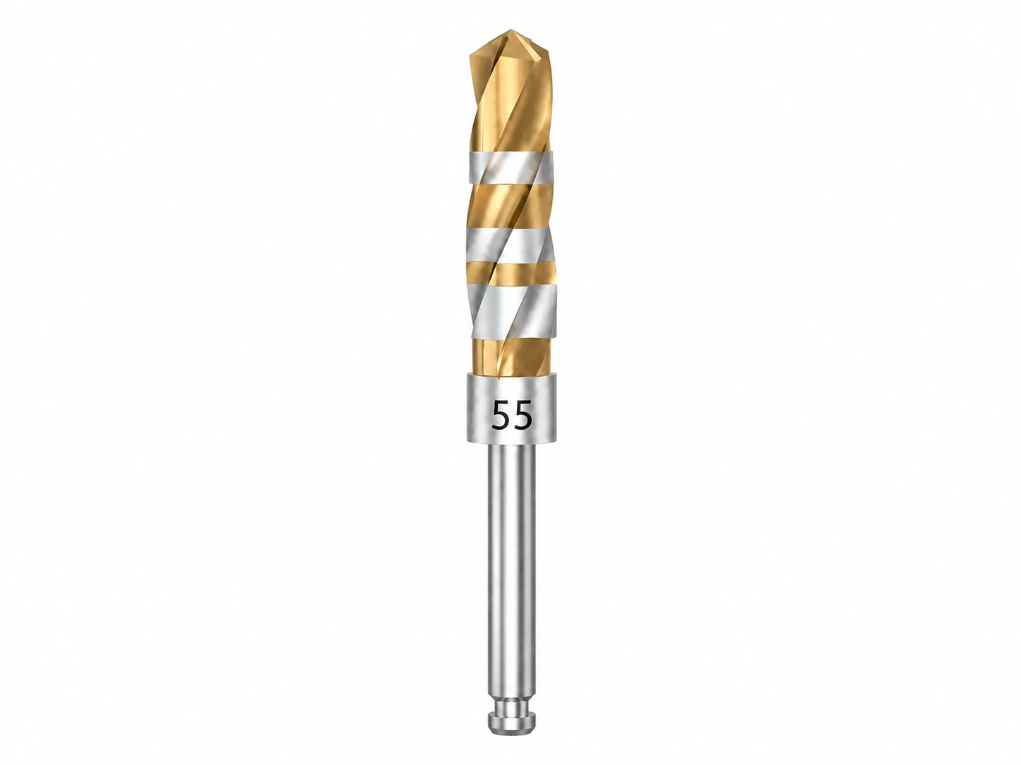 Crown Down individual tungsten carbide implant drill #55, Ø 5.5 mm