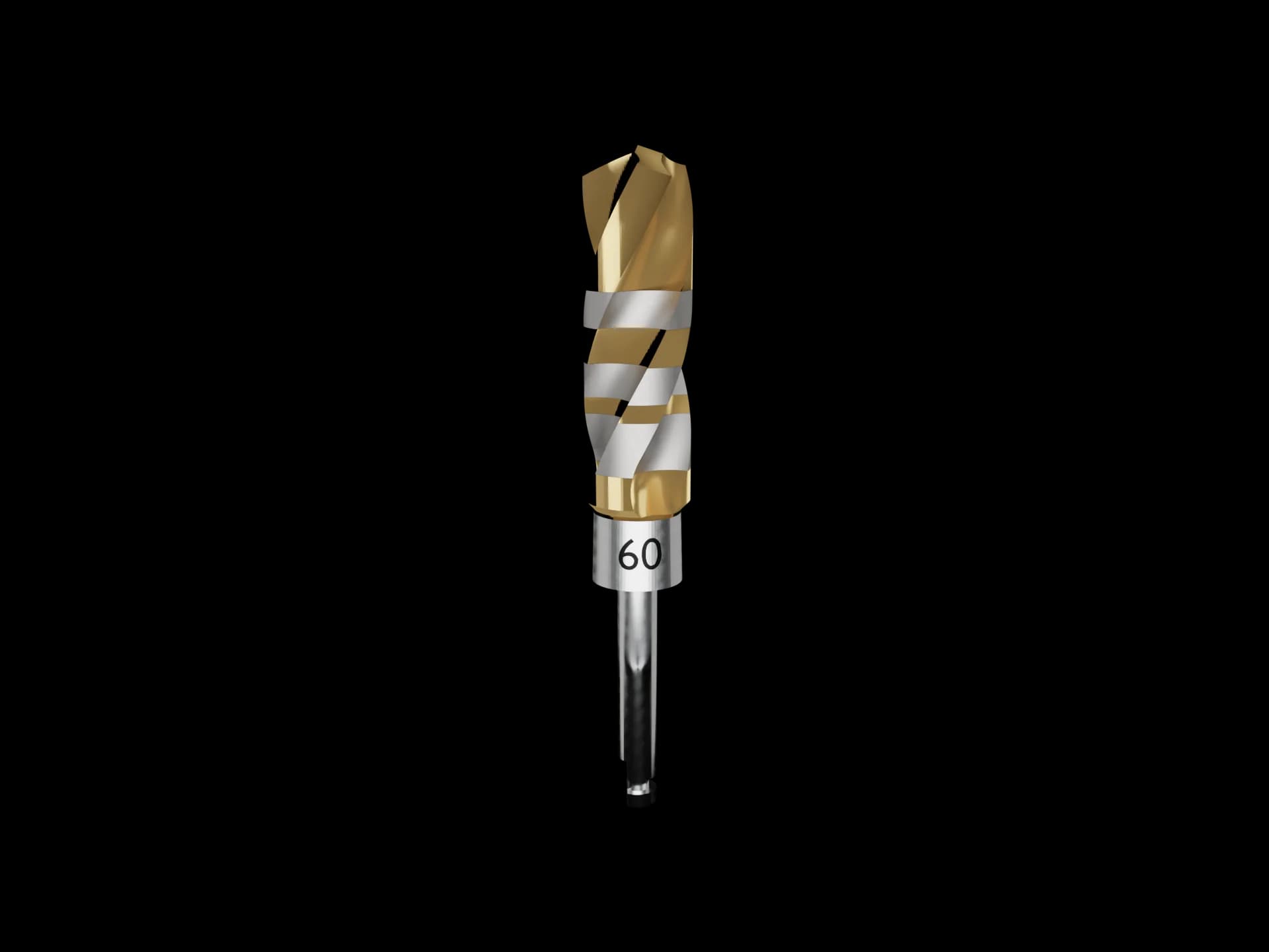 Crown Down individual tungsten carbide drill #60, Ø 6.0 mm