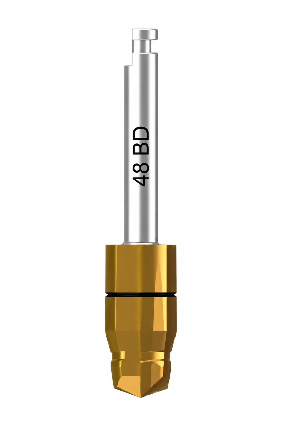 Traditional countersink drill, a short crestal-bone reducer used at the end of the osteotomy in the conventional implant drilling protocol.