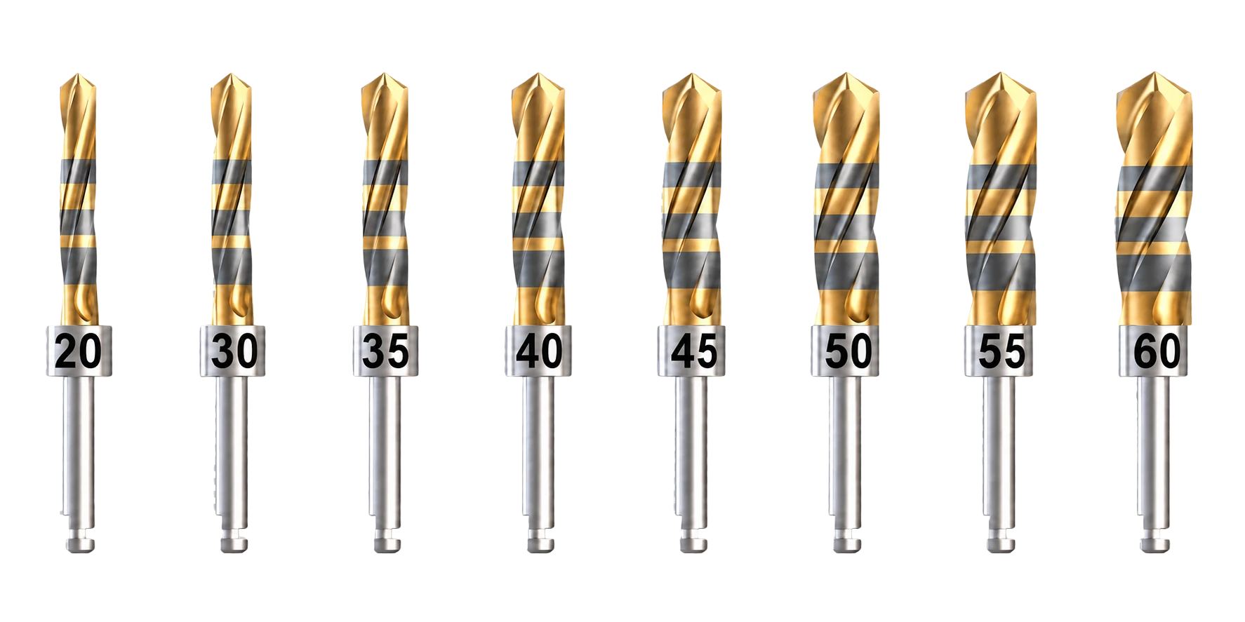 Crown Down Individual Implant Drills