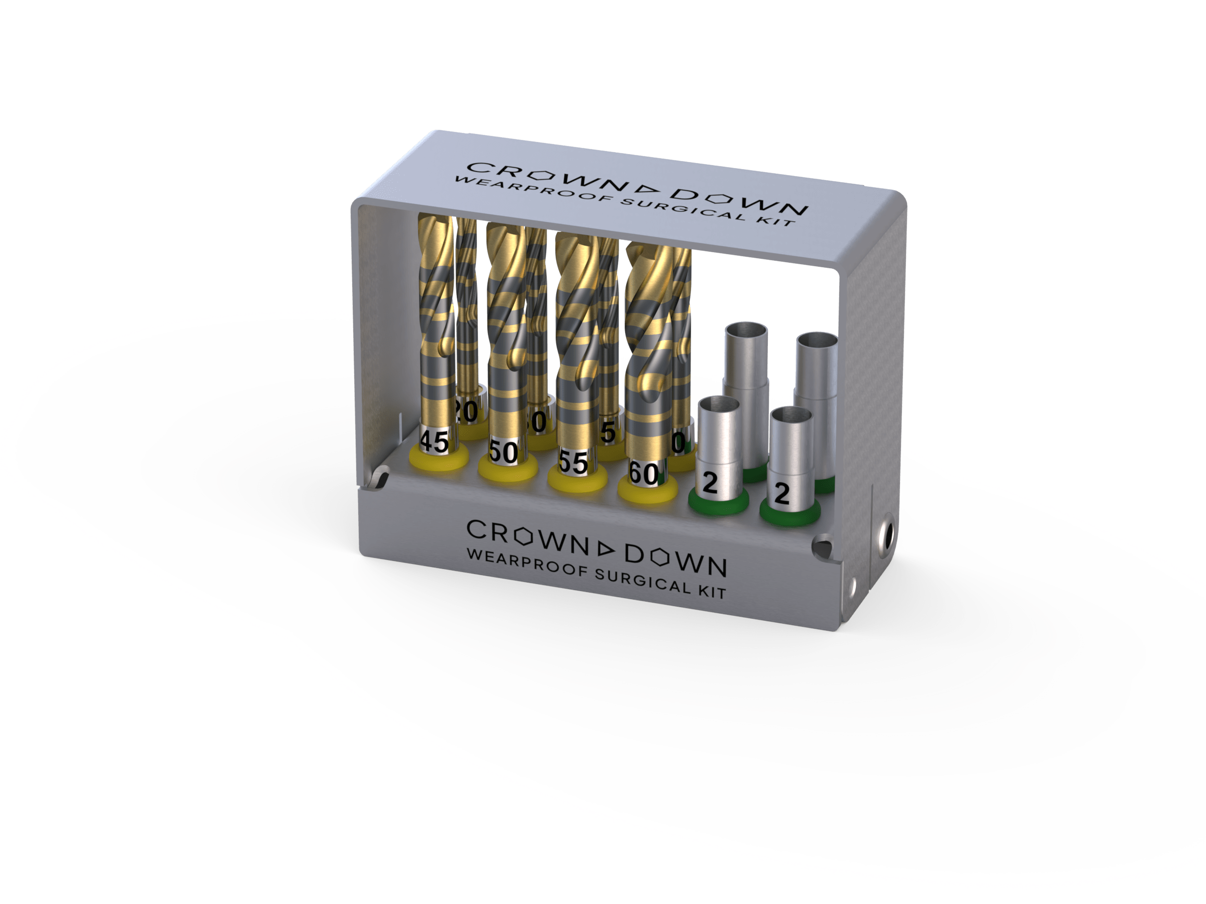 Crown Down Drilling Kit — drill detail