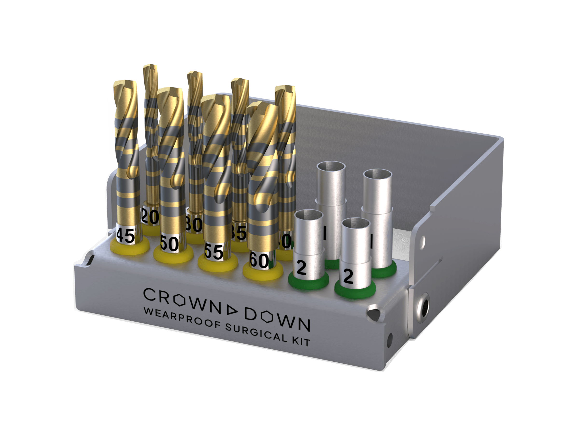 Crown Down Implant Drilling System